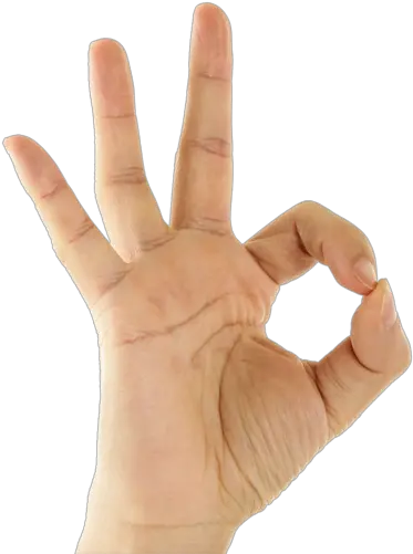 Transparent Ok Hand Png Transparent Ok Hand Sign Png Ok Hand Sign Png