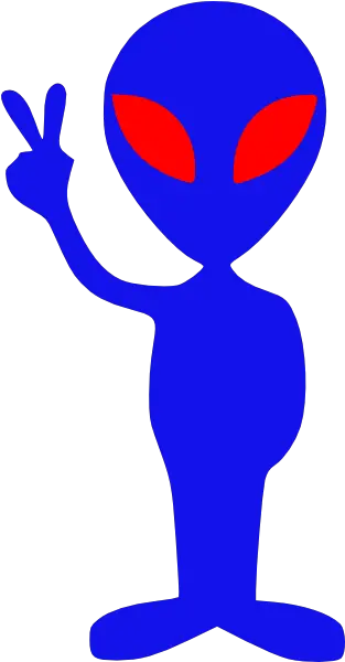 Clip Art Alien Png Image With No Alien Giving Peace Sign Alien Clipart Transparent