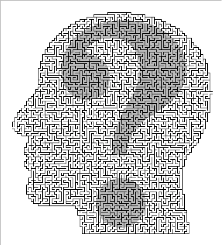 Man Head Maze Question Mark Openclipart Man Question Mark Clipart Png Question Mark Icon Png Transparent