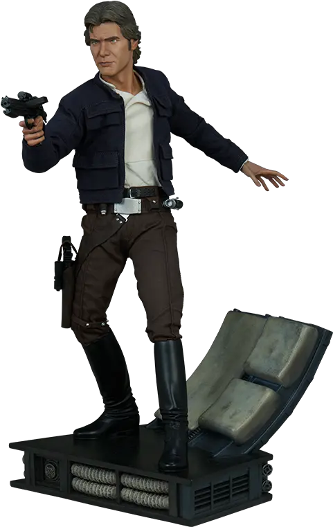 Star Wars Han Solo Premium Formattm Figure By Sideshow Col Figurine Star Wars Han Solo Png Han Solo Png