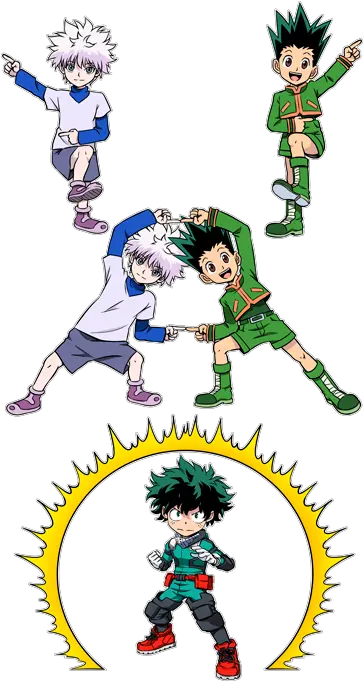 Parody Of Boruto Star Wars Gon Kirua And Deku Izuku Hunter X Hunter Gon X Kirua Png Deku Png