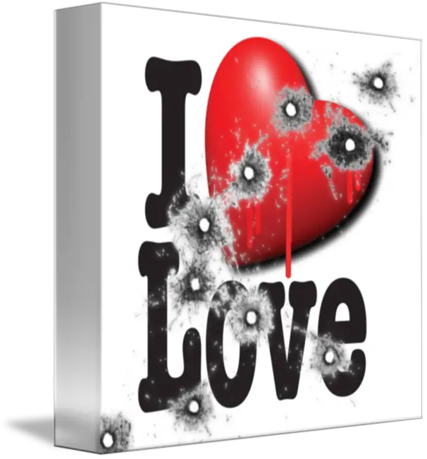 Heart Series Love Bullet Holes In Paintings By Tony Rubino Heart Series Love Bullet Holes In Paintings Png Bullet Holes Transparent