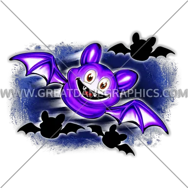 Halloween Bat Production Ready Artwork For T Shirt Printing Cartoon Png Halloween Bat Png