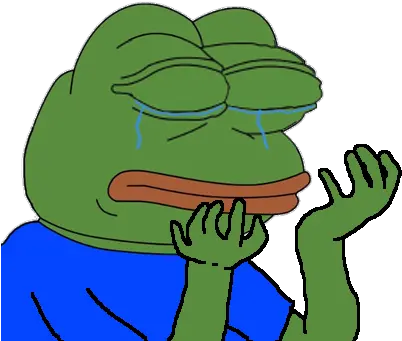 Feels Bad Man Sad Pepe The Frog Crying Png Feelsbadman Png