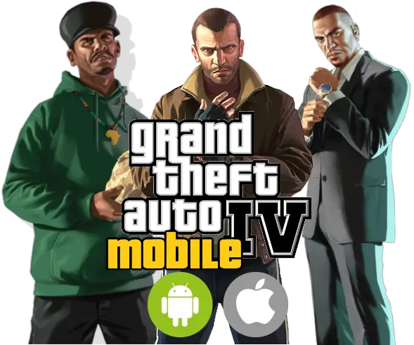 Grand Theft Auto 4 Mobile Logo Gta Iv Mobile Png Gta Wasted Png