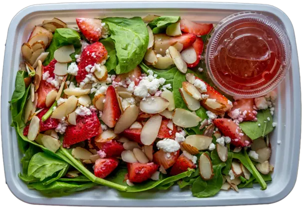 Strawberry Spinach Salad Greek Salad Png Spinach Png