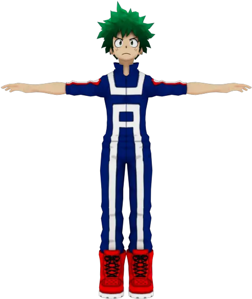 Battle My Hero Academia Deku Gym Uniform Png Midoriya Png