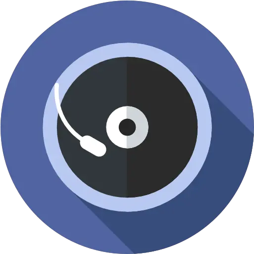 Music Turntable Vinyl And Multimedia Record Player Dot Png Vinyl Record Icon