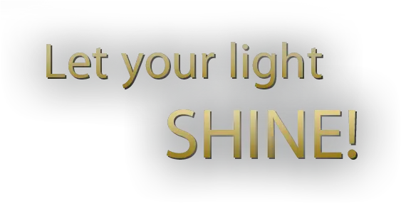 Let Your Light Shine Calligraphy Png Light Shine Png