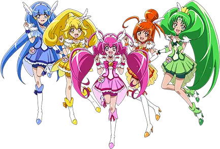 Check Out This Transparent Glitter Force Girls Png Image Background