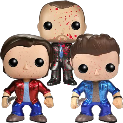 Covetly Funko Pop Television Sam Dean U0026 Crowley Funko Pop Supernatural Dean Vrai Png Sam Icon