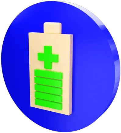 Full Battery Icon Download In Colored Outline Style Vertical Png Battery Icon Transparent