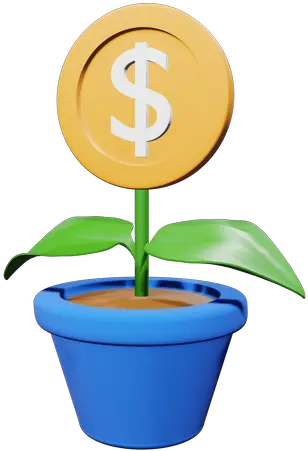 Money Plant 3d Illustrations Designs Images Vectors Hd Language Png Succulent Icon