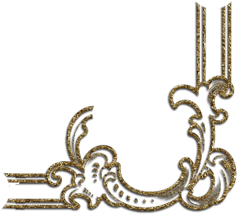 Gold Decorative Corner Png Clipart Portable Network Graphics Corner Png