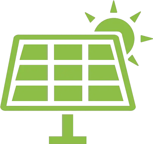 Solar Icon Green Solar Panel Icon Png Solar Power Generator Icon