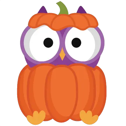 Halloween Owl In Pumpkin Svg Cutting Files Owl Halloween Clip Art Png Halloween Pumpkins Png