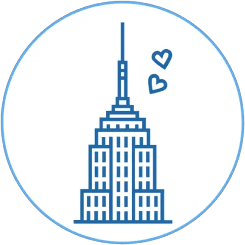 Places Nyc Youth Connect Empire State Building Vector Png Nyc Icon Png