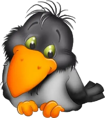 Crow Cuteness Cartoon Birds Art Clip Cute Crow Cartoon Png Crow Transparent Background