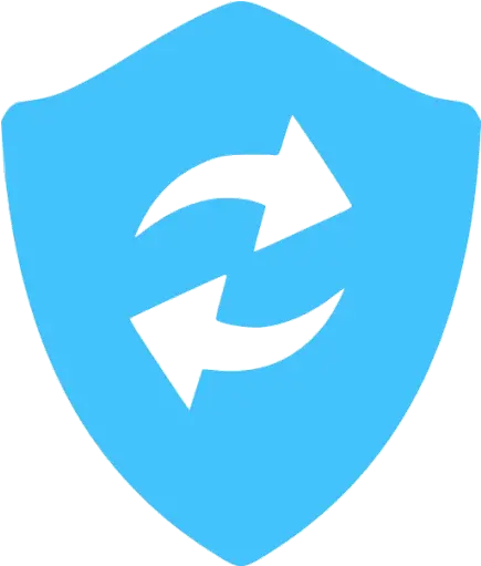 Caribbean Blue Refresh Shield Icon Free Caribbean Blue Security Update Png Refresh Icon Vector