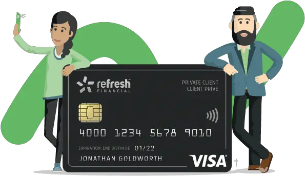 Credit Cards Canadau0027s Top Secured Credit Card Refresh Refresh Financial Secured Visa Png Credit Card Png