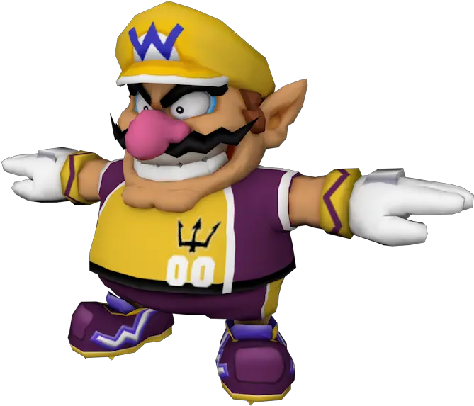 Mario Strikers Wario Png Image With No Fictional Character Wario Transparent