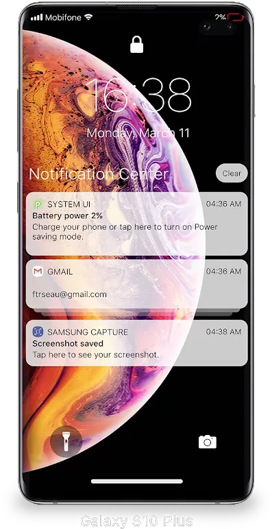 Lock Screen U0026 Notifications Ios 14 150 Download Android Apple Hình Nn Iphone Xs Max Png Ios Lock Icon