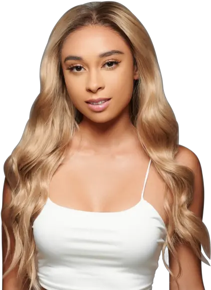 Rooted Ombre Lace Front Synthetic Wig Blond Png Blonde Wig Png