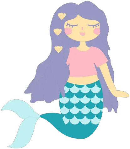 Mermaid Shells Character Flat Transparent Png U0026 Svg Mermaid Little Mermaid Icon