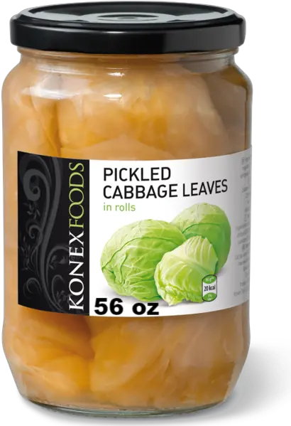 Cabbage Rolls Konex 56 Oz Konnex Foods Eggplant Png Cabbage Transparent