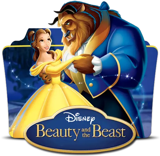 Disneyu0027s Beauty And The Beast Live Action Animated Classic Beauty And The Beast 1991 Png Captain America Folder Icon