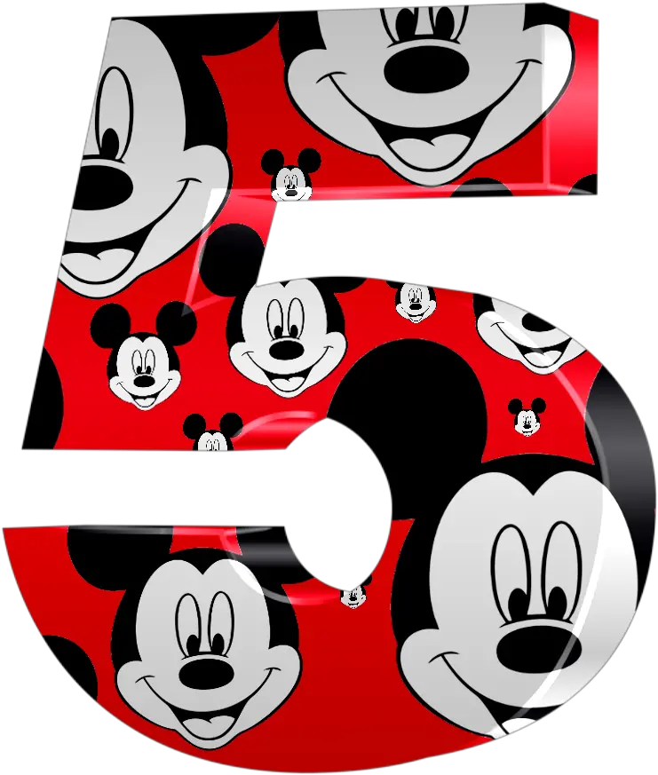 Monica Michielin Alphabets Red Texture Mickey Faces Dot Png Mickey Mouse Head Icon