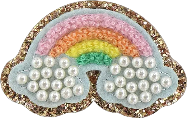 Glitter Pearl Rainbow Patch Stoney Clover Lane Stoney Clover Rainbow Patch Star Png Pearl Transparent