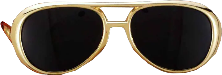 Gold Elvis Glasses Everyday Carry Png Aviator Glasses Png