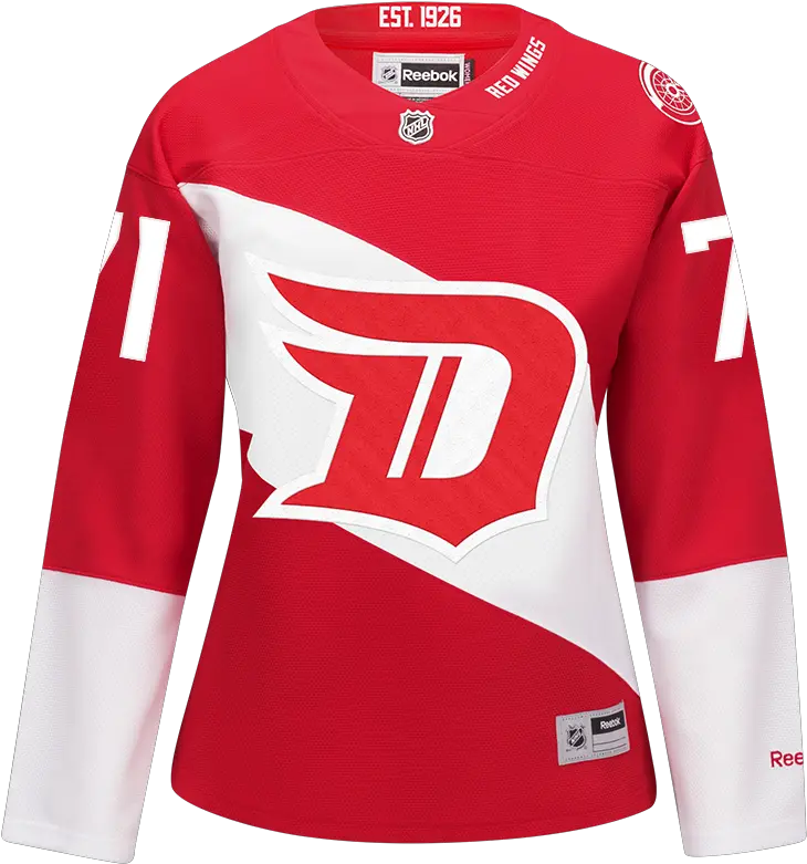 Detroit D Hockey Jersey Png Image With Detroit Red Wings Stadium Jersey Detroit Red Wings Logo Png