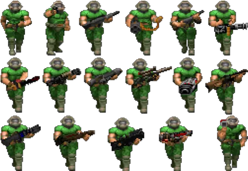 Allies Marine Package Mod For Doom Ii Mod Db Doom 2 Marine Png Doom Guy Icon