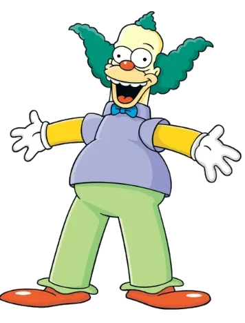 The Simpsons Krusty Clown Psd Official Psds Crusty Clown Png Los Simpson Png