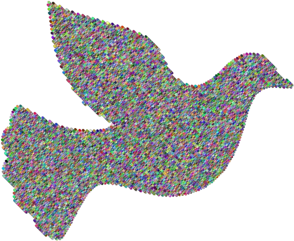 Download Peace Dove Geometric Clip Art Hd Png Download Silueta De Palomas Volando Geometric Png