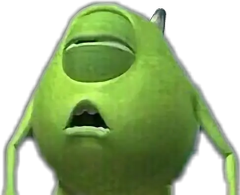 Monstruossa Mikewazowski Freetoedit Staying Awake All Night Memes Png Mike Wazowski Png