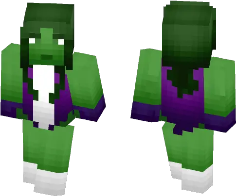 Download She Hulk Marvel Minecraft Skin For Free Girl Minecraft Tumblr Skins Png She Hulk Png