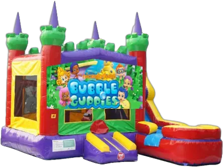 Bubble Guppies Royal Combo Bouncer World Sc Sumter Inflatable Castle Png Bubble Guppies Png