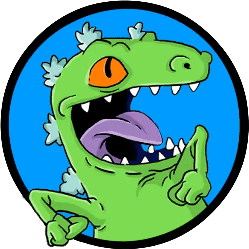 Transparent Blog Gif Rugrats Reptar Sticker Reptar Rugrats Png Rugrats Png