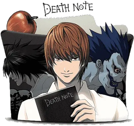 Index Of Meidaprojectlivemsgemojidataallanimedeath Death Note Wallpaper Hd Png Cartoon Folder Icon