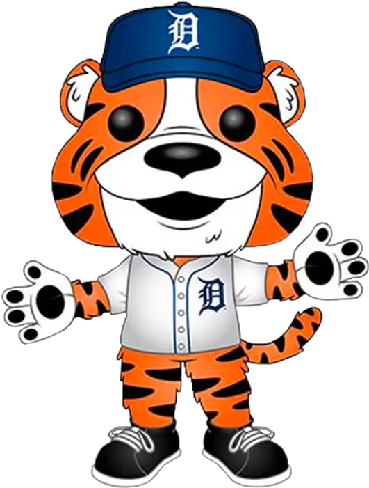 Detroit Tigers Mascot Vinyl Figure Png Logo