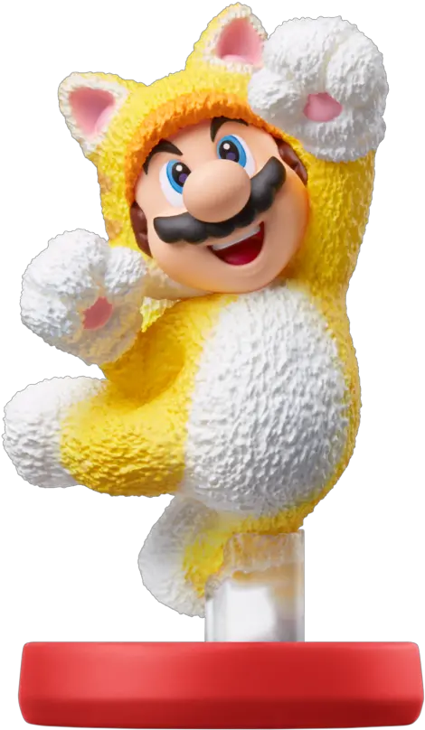 New Cat Mario And Peach Amiibo Are Super Mario 3d World Amiibo Png 0 Png