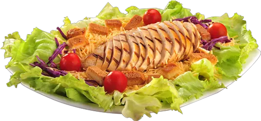 Chicken Caesar Salad Fast Food Png Caesar Salad Png