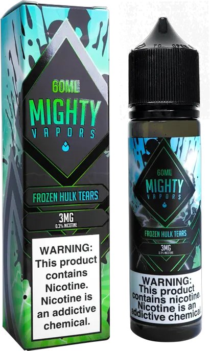 Frozen Hulk Tears By Mighty Vapors E Liquid 60ml Frozen Hulk Tears Png Hulk Icon Pack