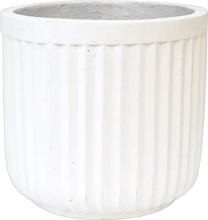 Extra Large Plaster Fluted Pot U2014 Audra Kiewiet De Jonge Art U0026 Interiors Png