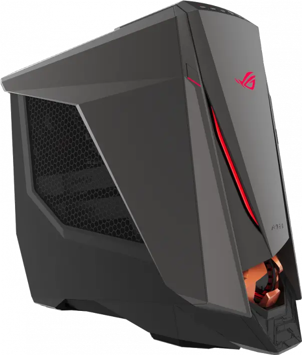 Download Asus 2016 Gt51 Side Asus Gaming Pc 2016 Full Asus Rog Pc Case Png Gaming Pc Png