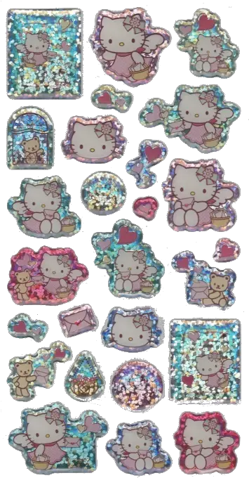 Cyber Editing Hello Kitty And Overlay Image 7610921 On Hello Kitty Stickers Aesthetic Png Hello Kitty Png