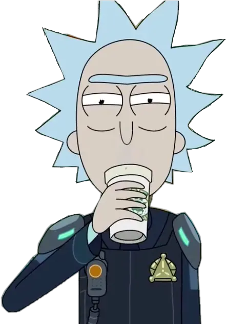 Rickandmorty Sticker By Unepetitefraisetagada Fiction Png Rick Transparent